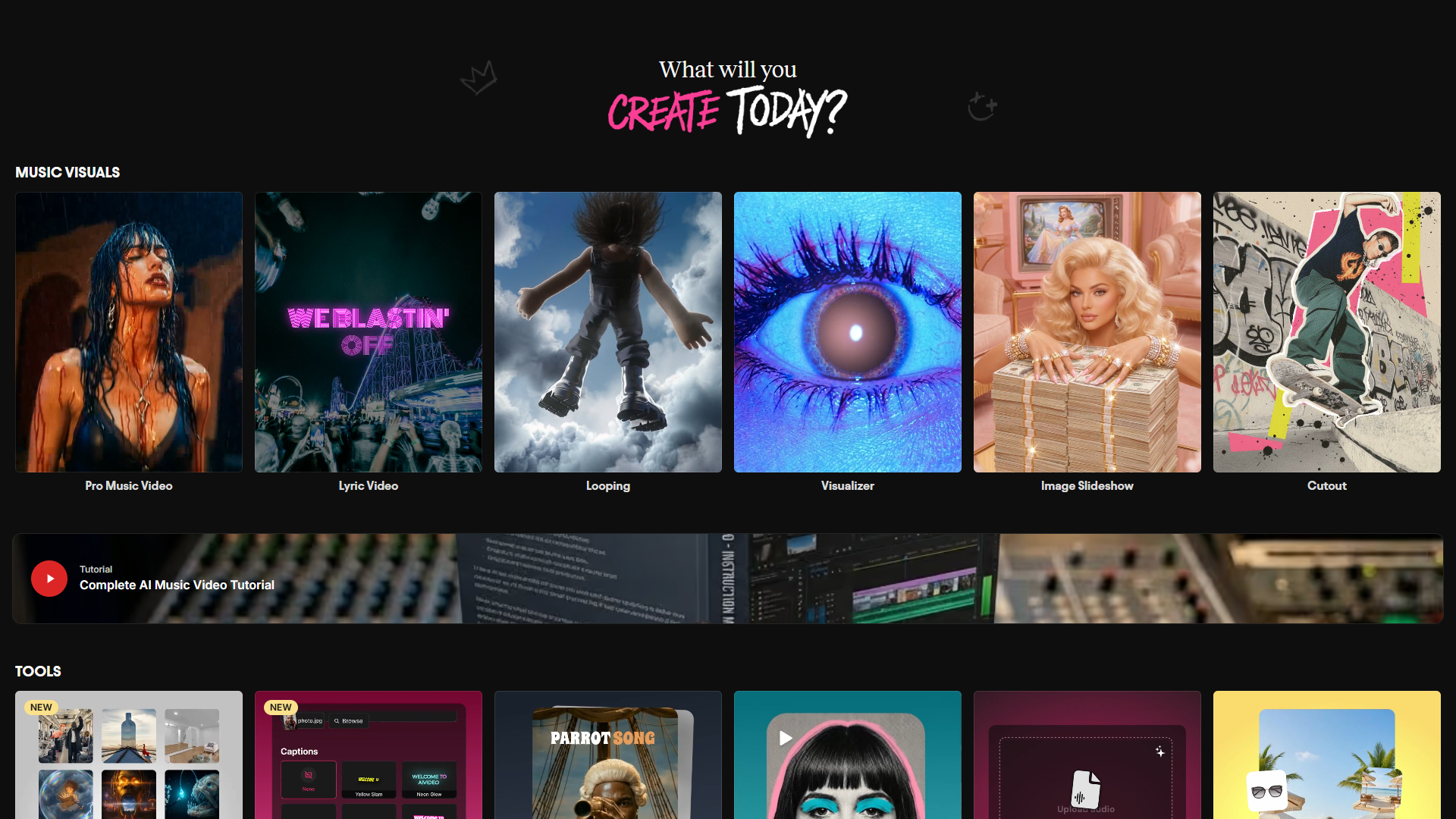 AIVideo product screenshot