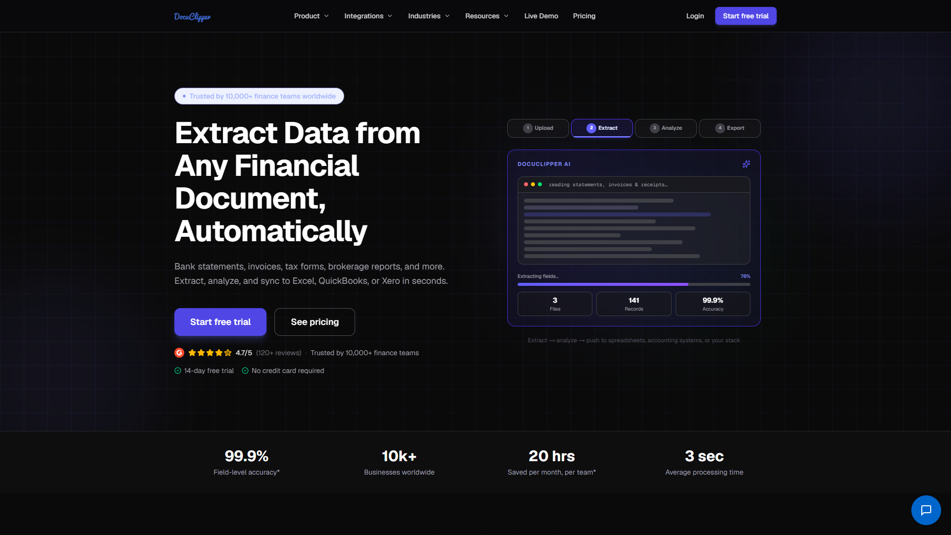DocuClipper product screenshot