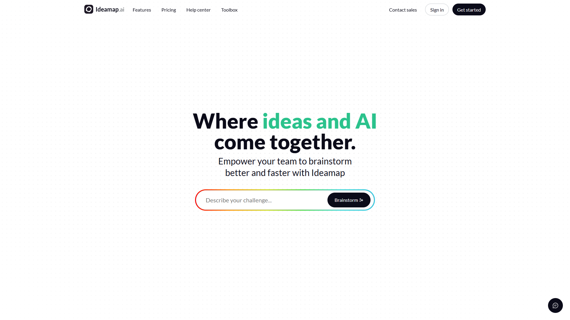 Ideamap product screenshot
