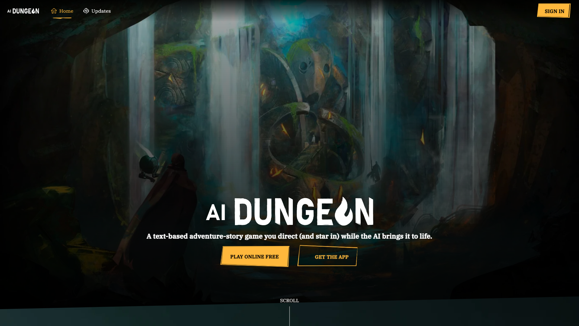 AI Dungeon product screenshot