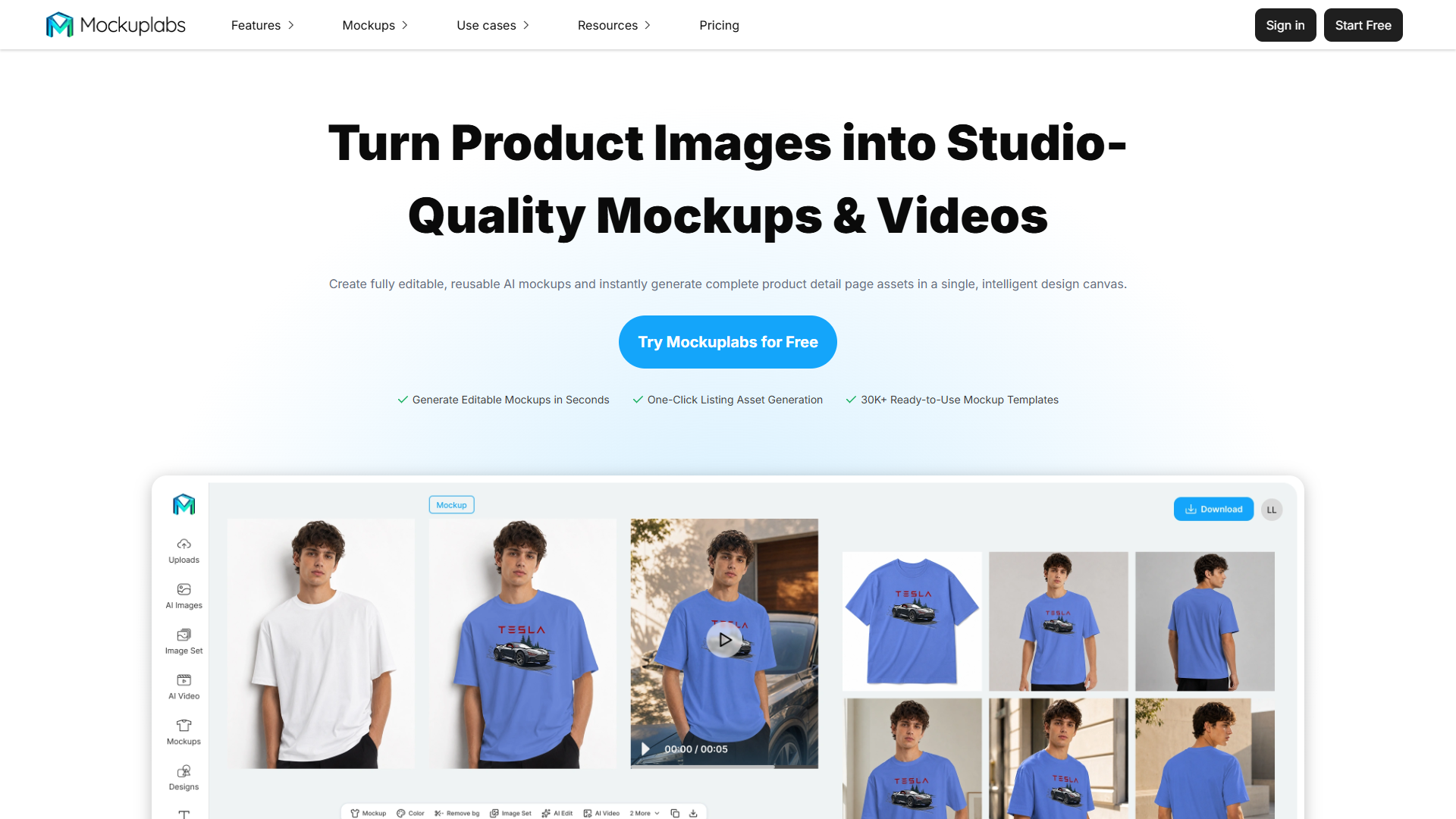 Mockuplabs product screenshot