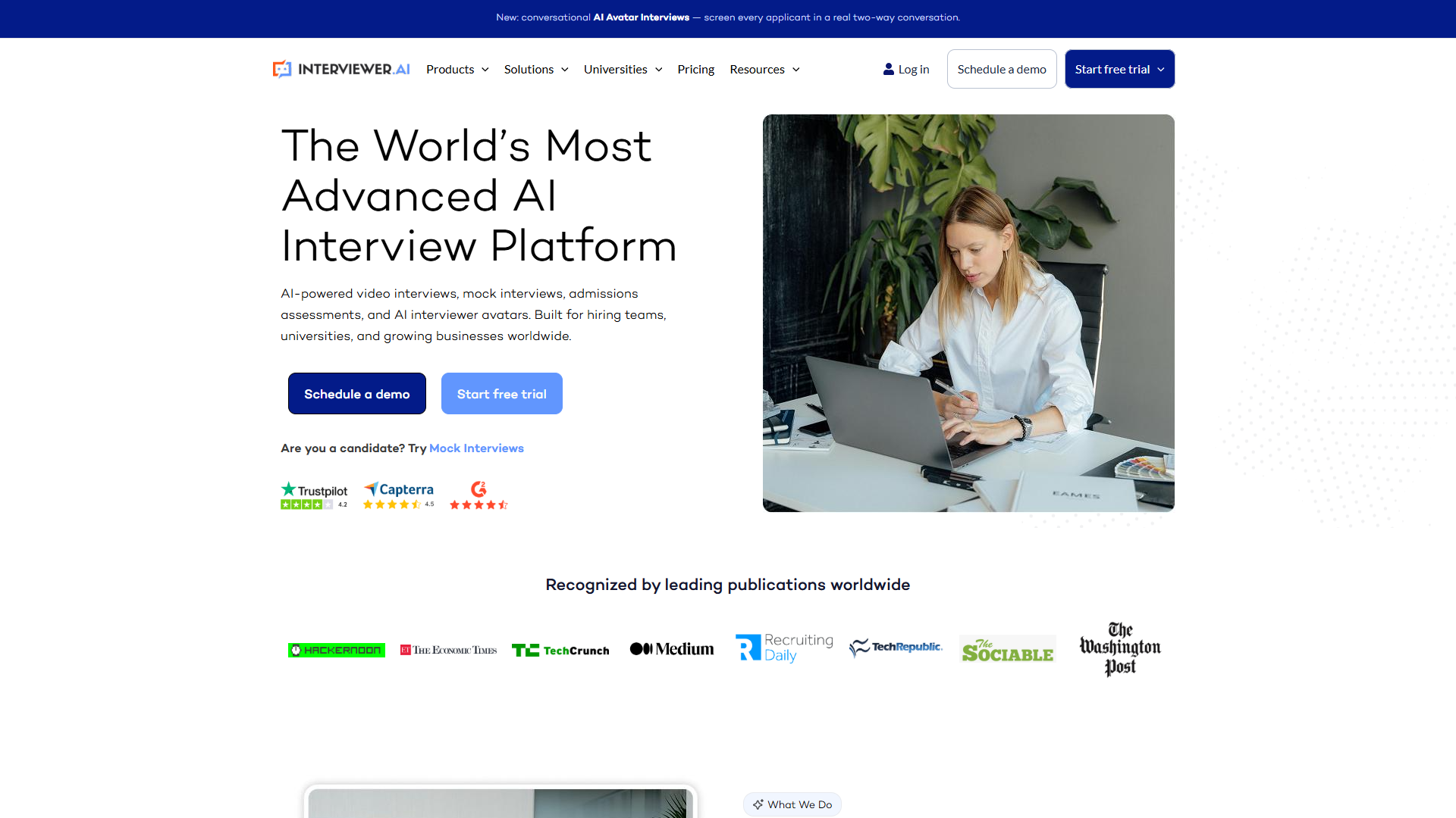 Interviewer.AI product screenshot