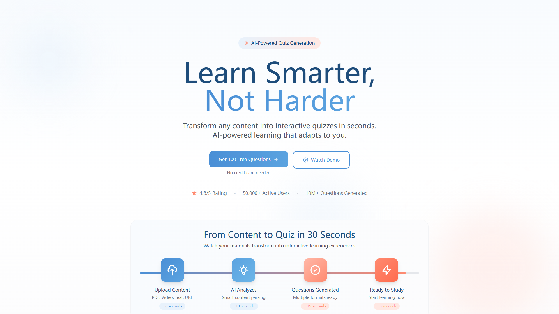 Quizbot product screenshot