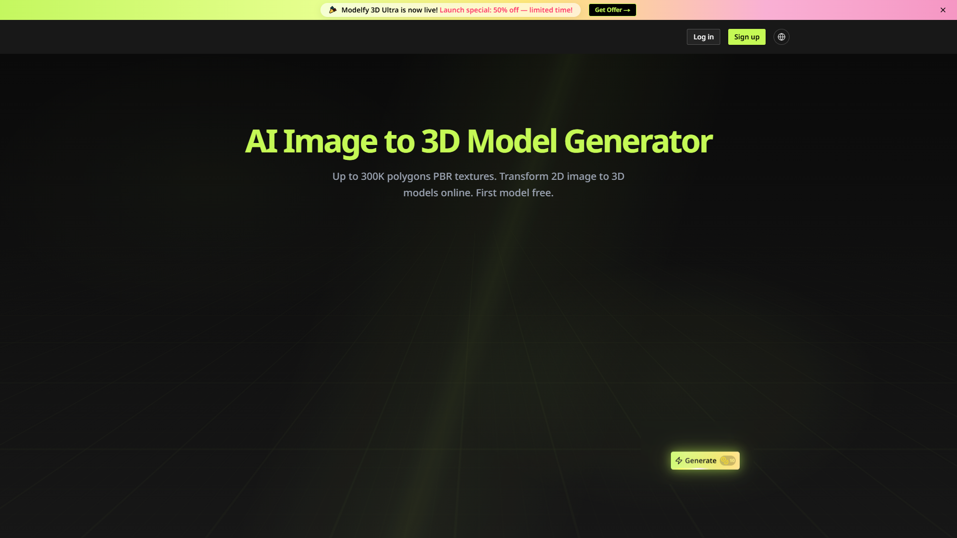 Modelfy 3D product screenshot