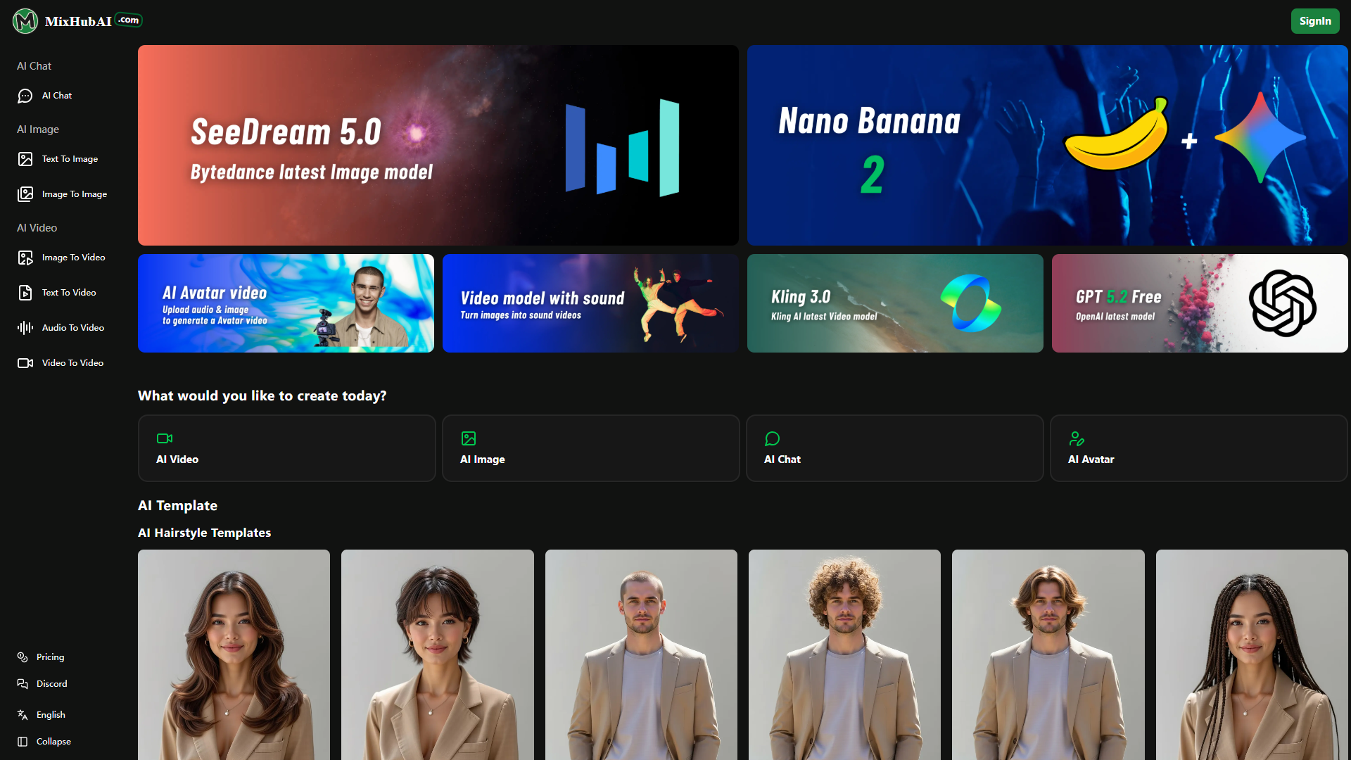 MixHub AI product screenshot