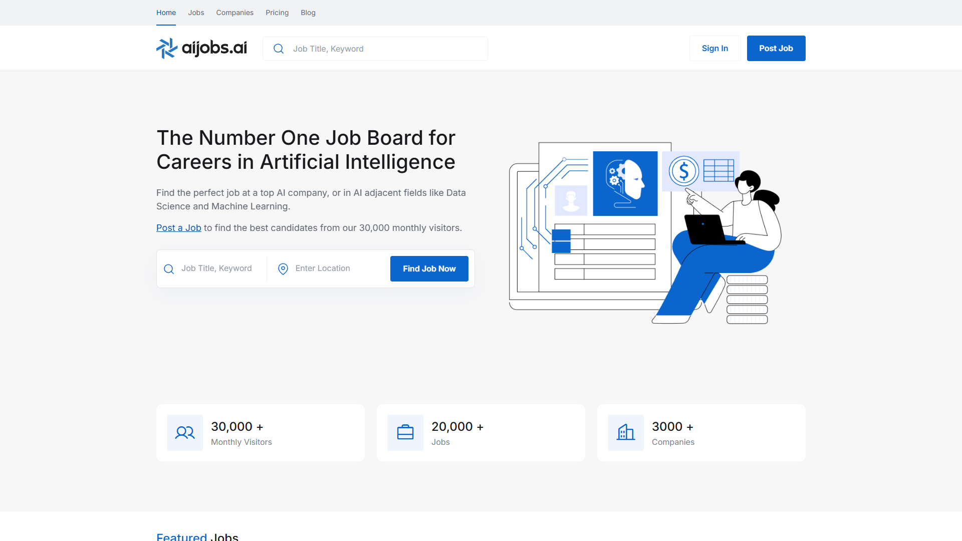 AI Jobs product screenshot