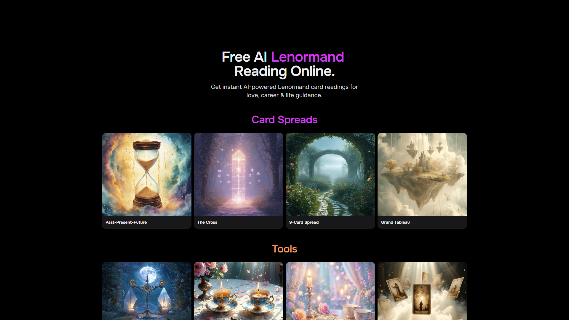 Lenormand Life product screenshot