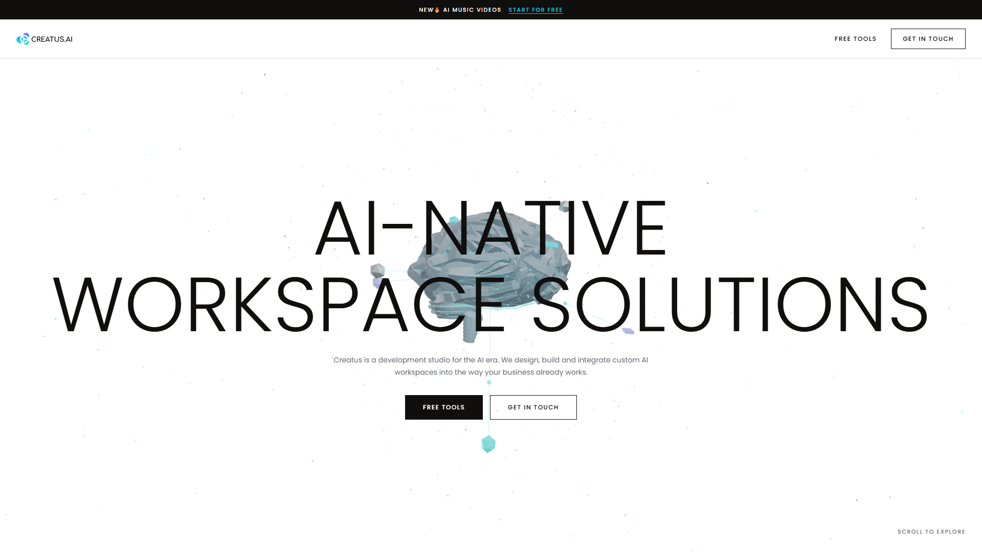 Creatus AI product screenshot