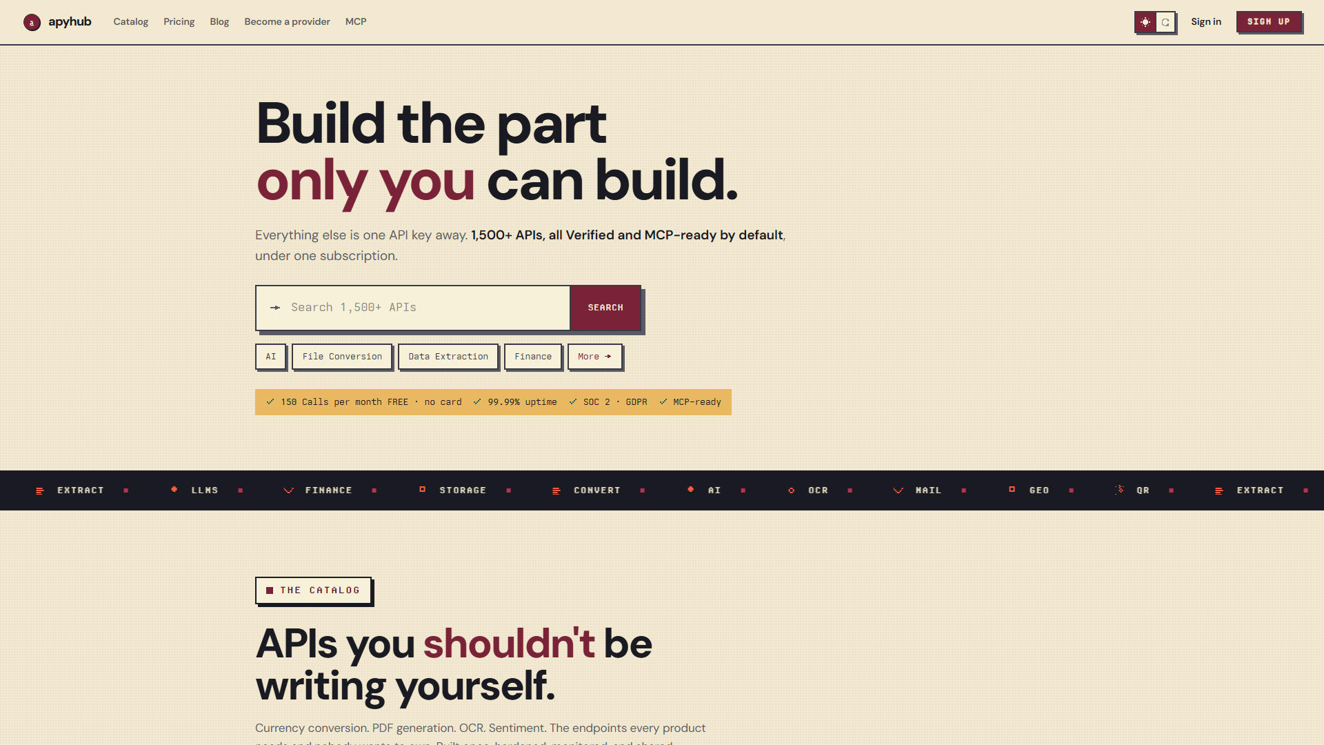 ApyHub product screenshot