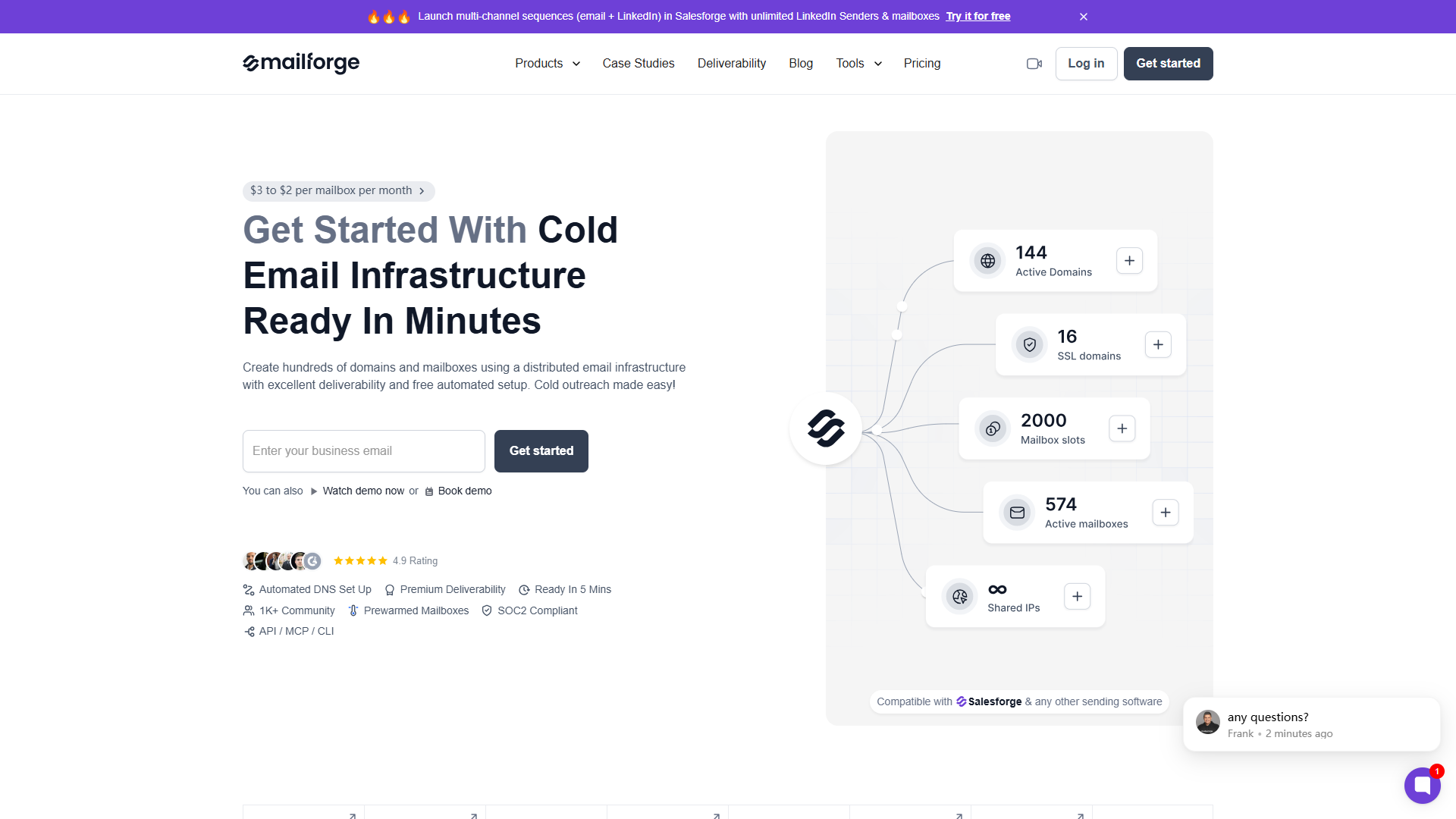 Mailforge product screenshot