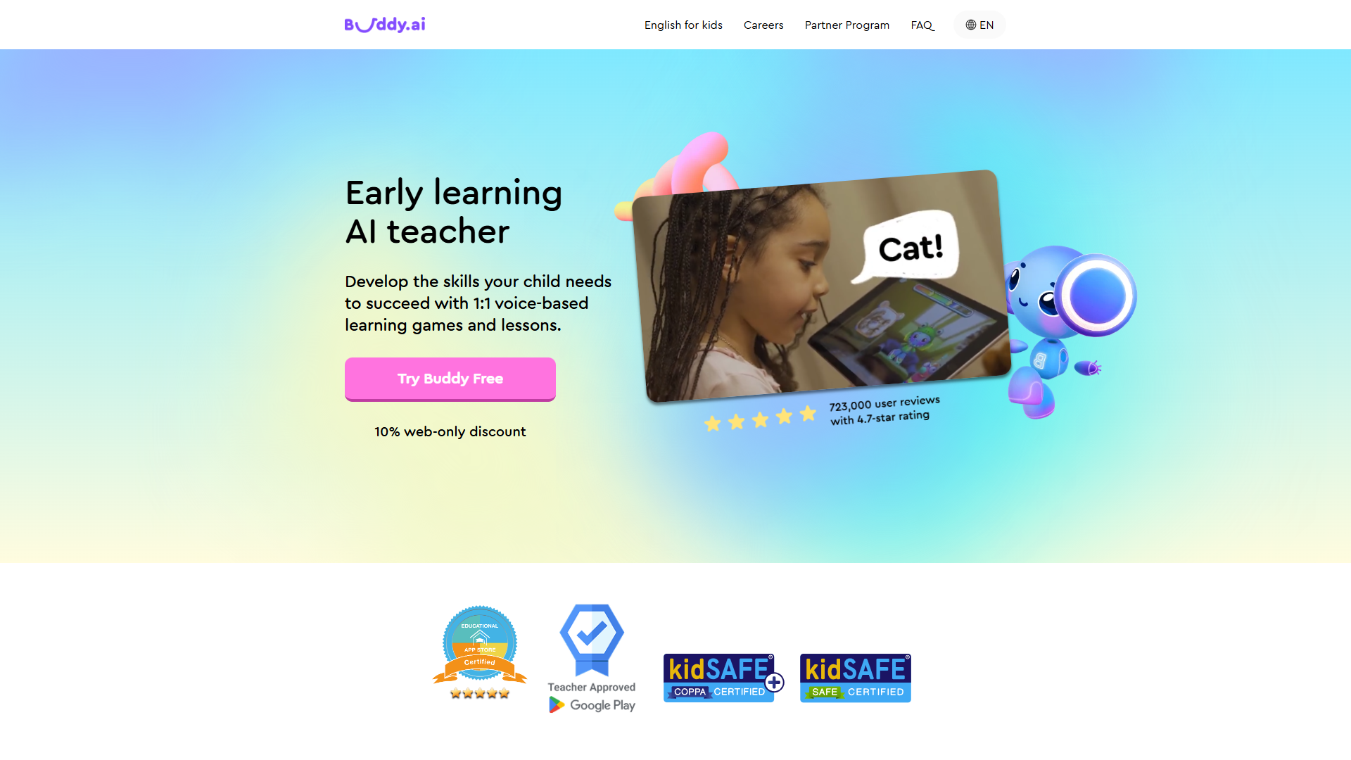 Buddy.ai product screenshot