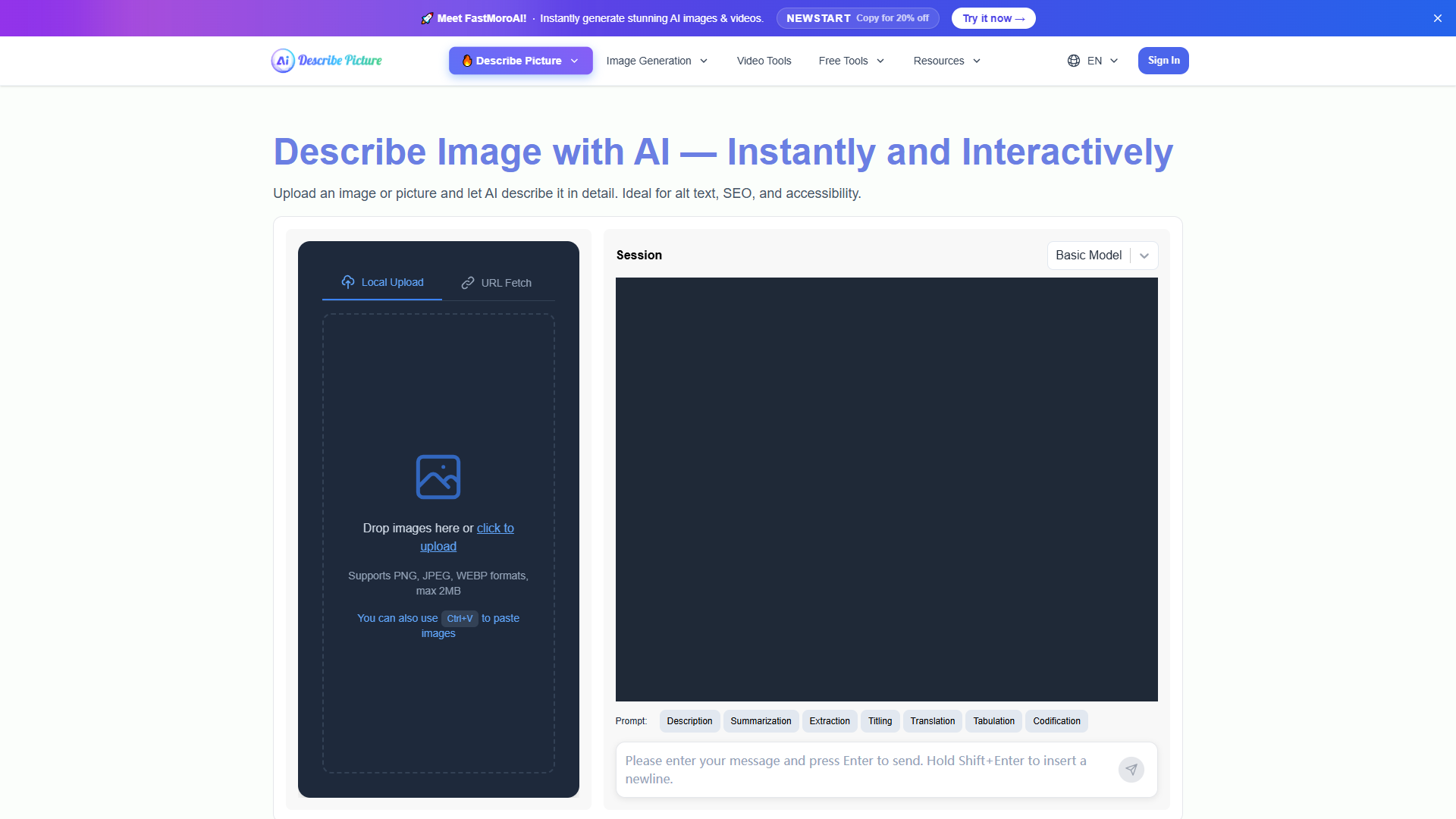 Describe Picture product screenshot