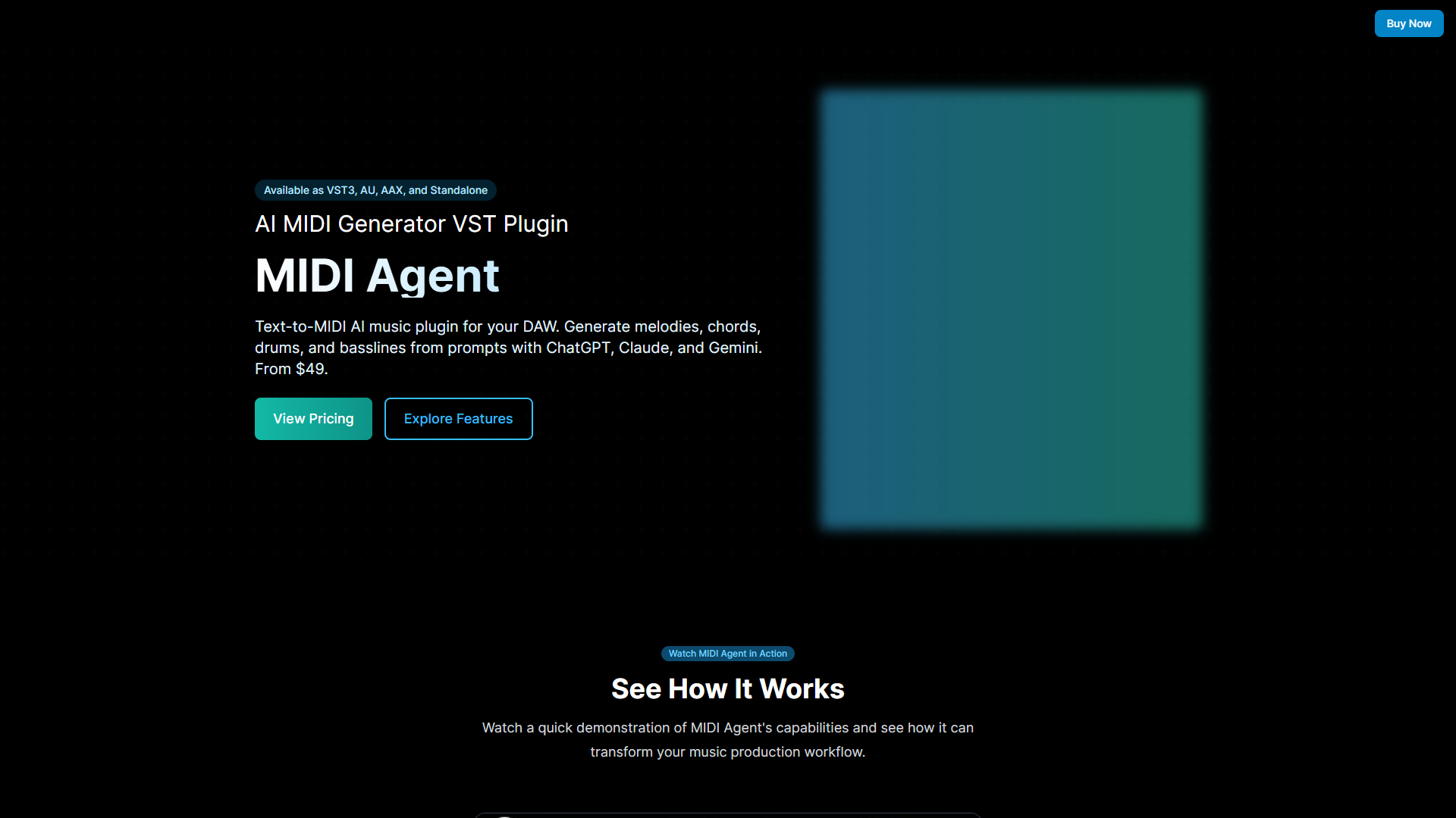 MIDI Agent product screenshot