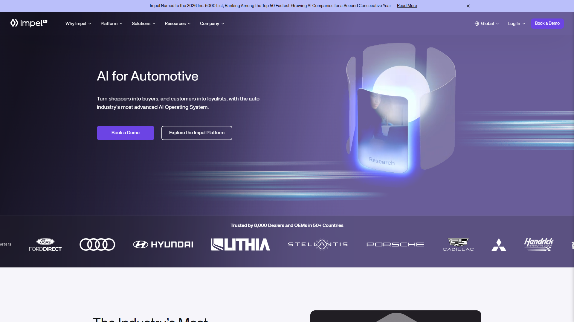 Impel AI product screenshot