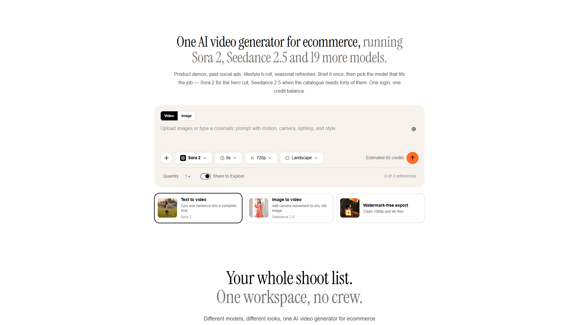 Sora 2 Cloud product screenshot