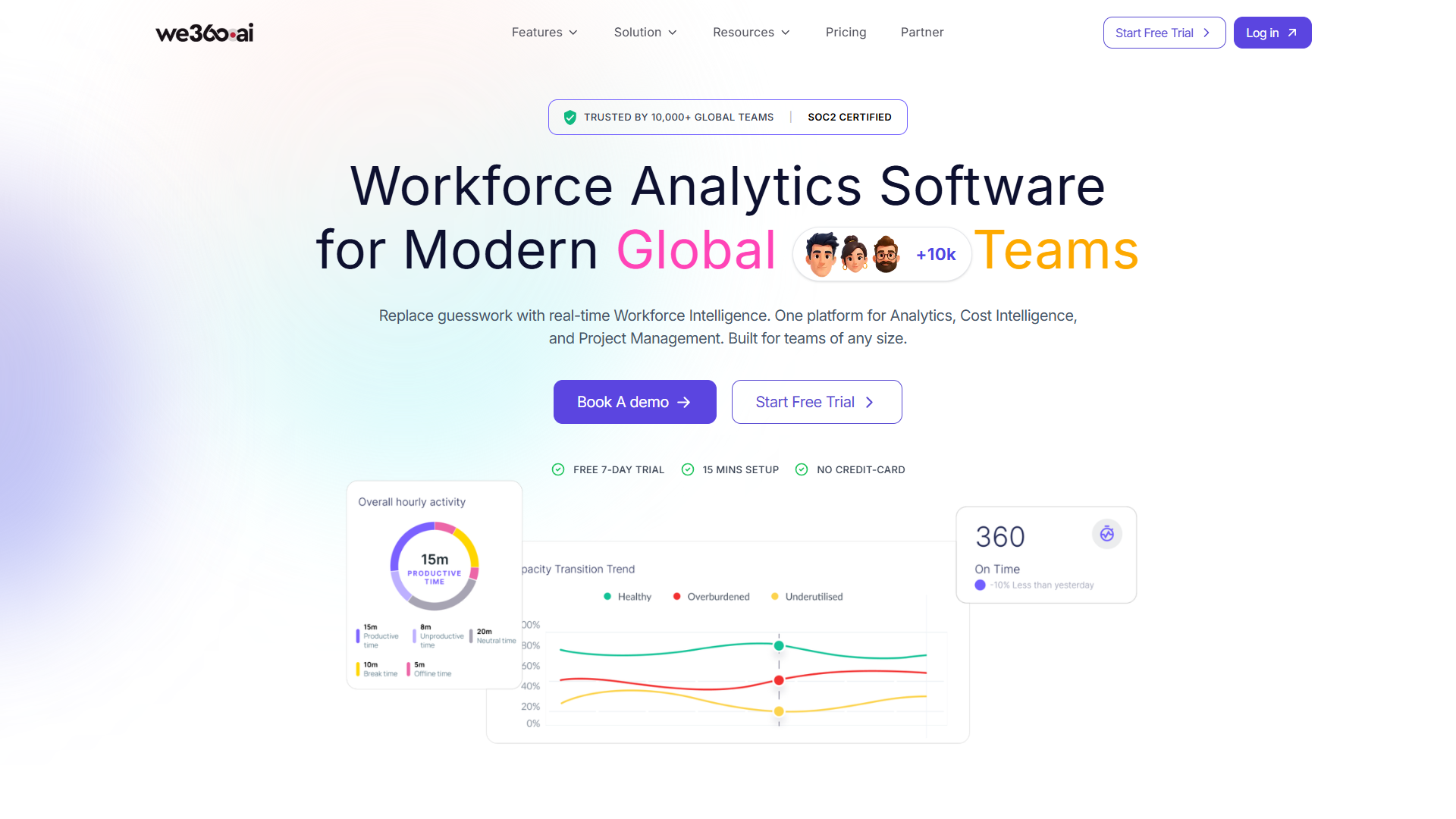 We360.ai product screenshot