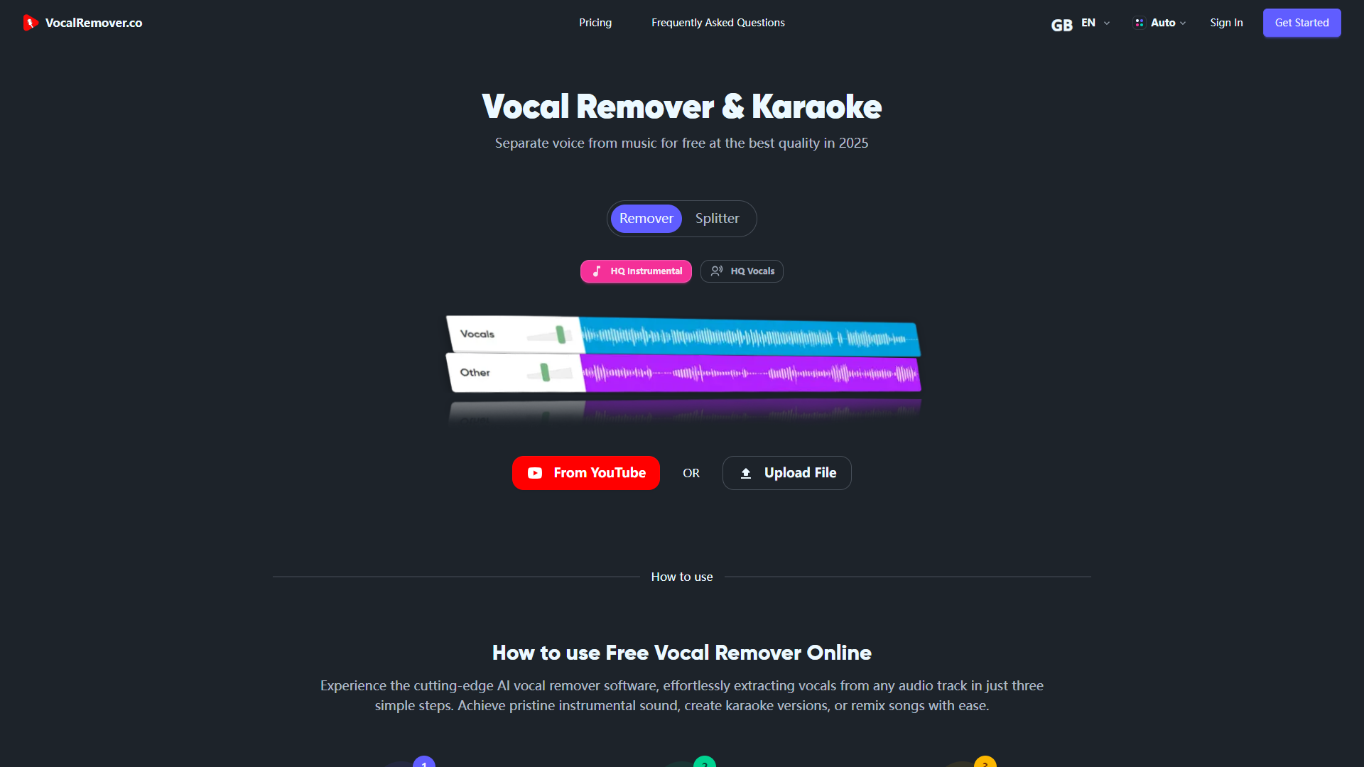 Vocal Remover product screenshot