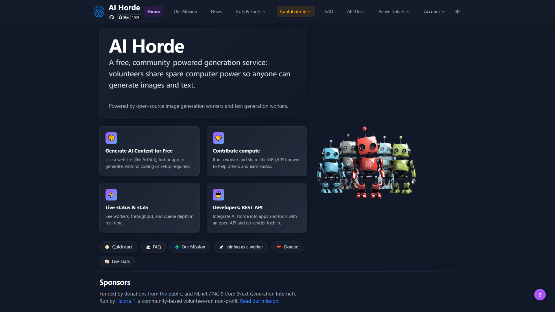 AI Horde product screenshot