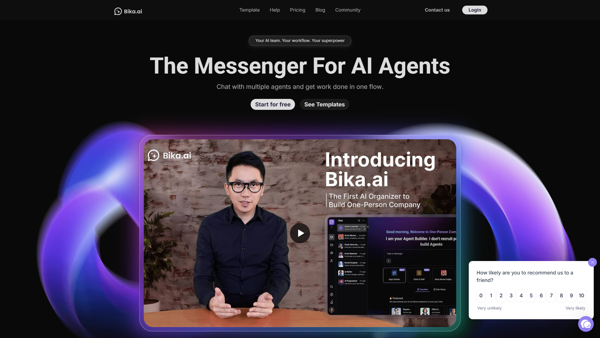 Bika.ai product screenshot