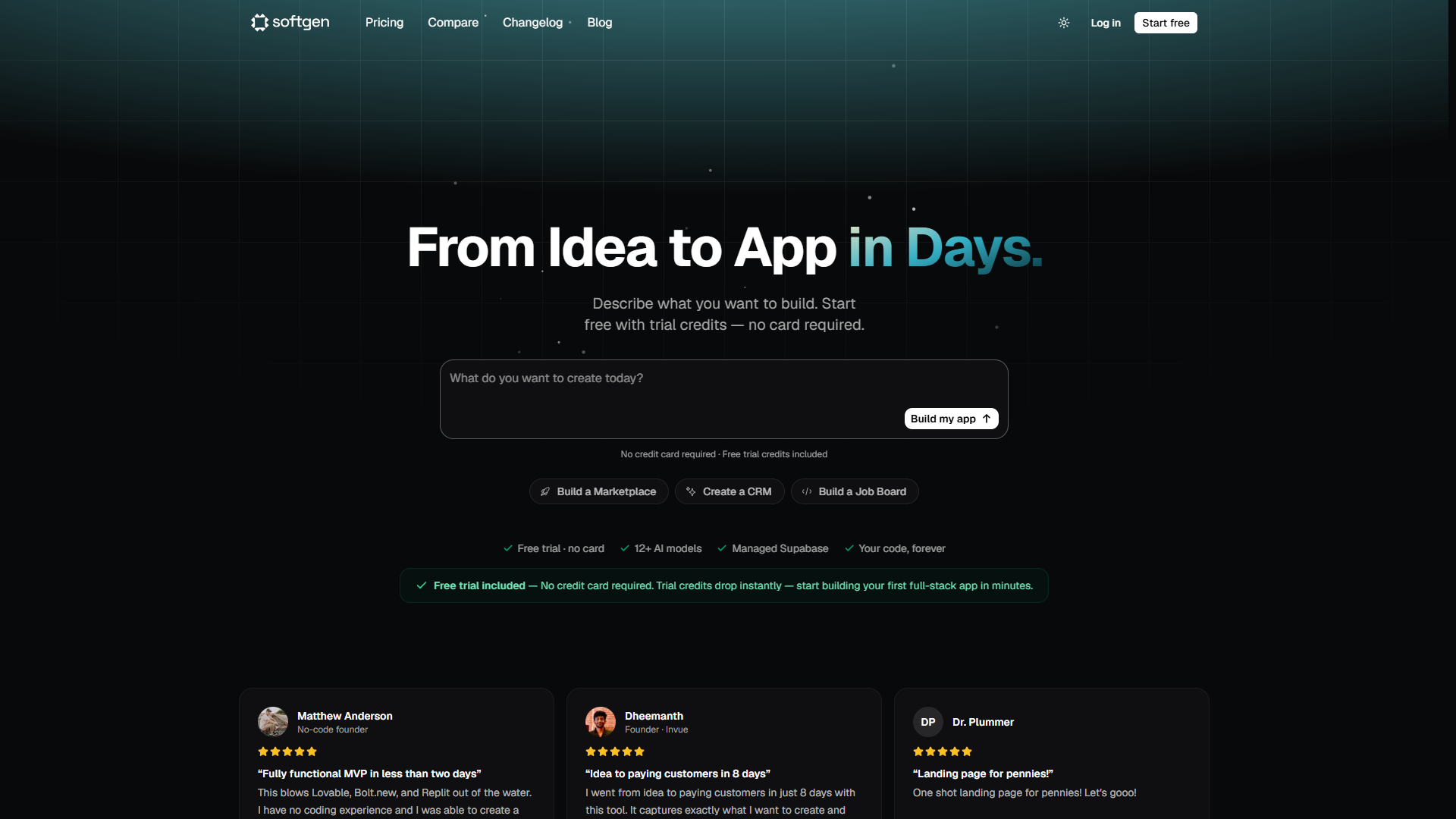 Softgen product screenshot