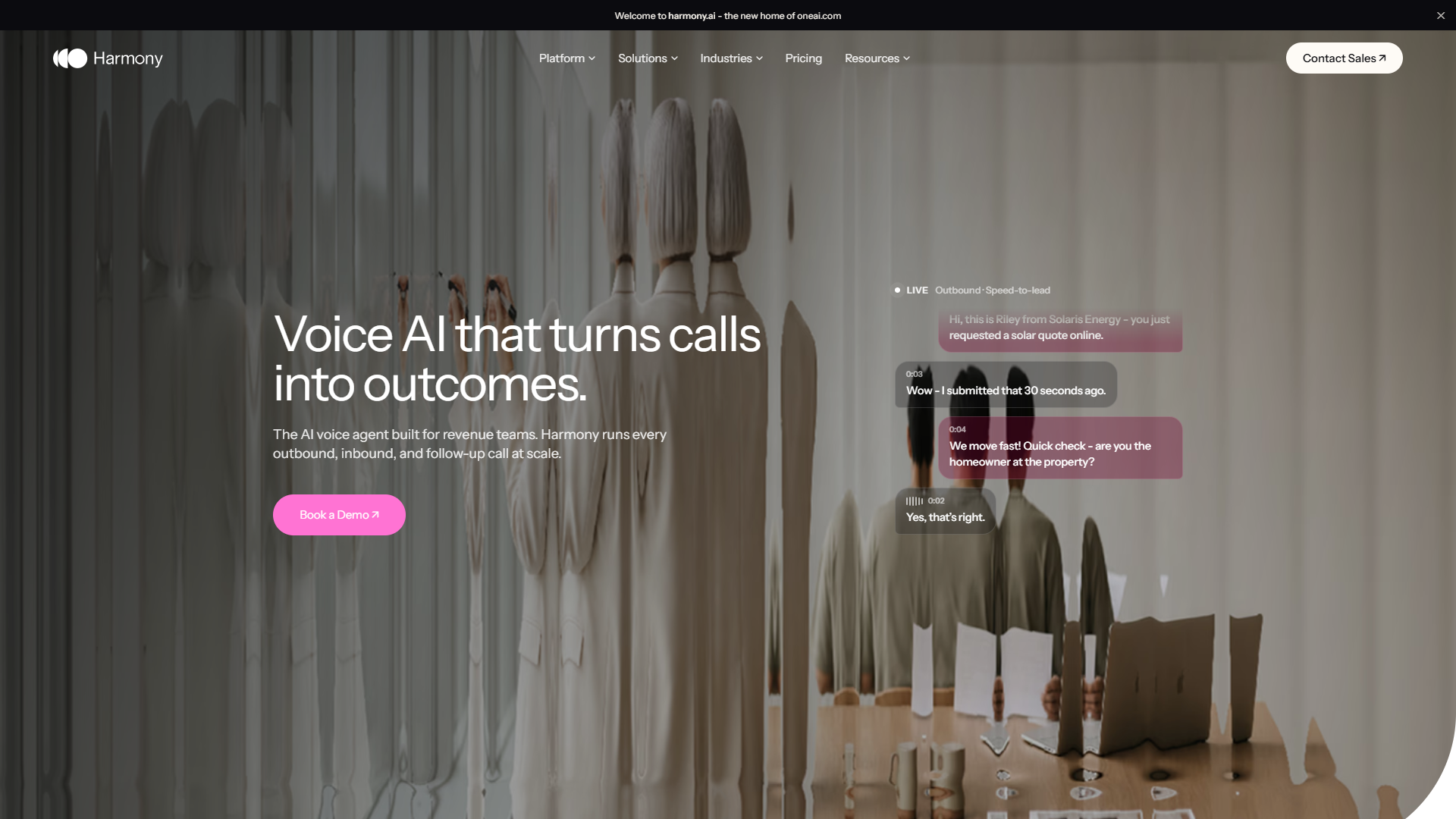 One AI product screenshot