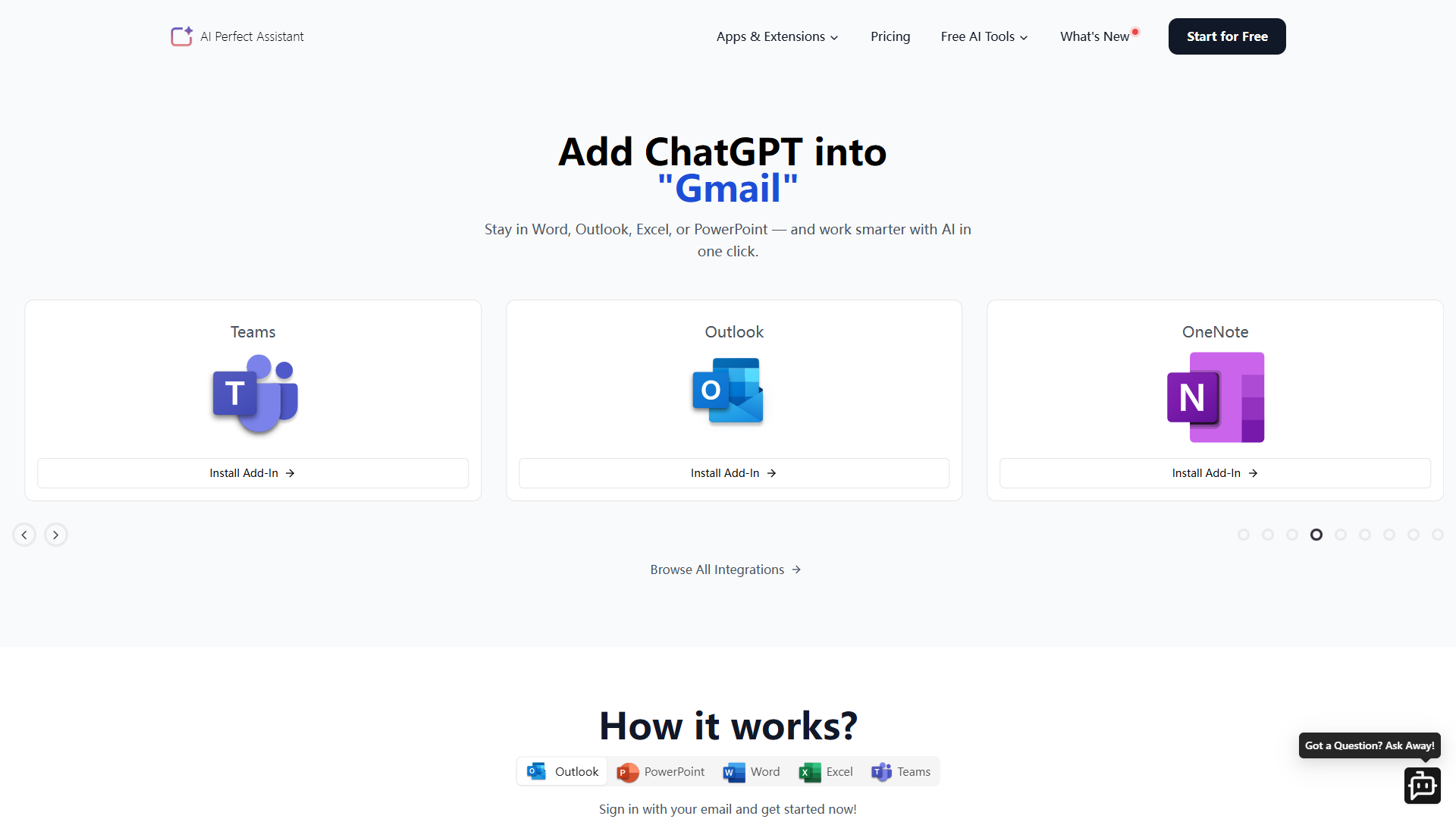 Perfect Assistant product screenshot