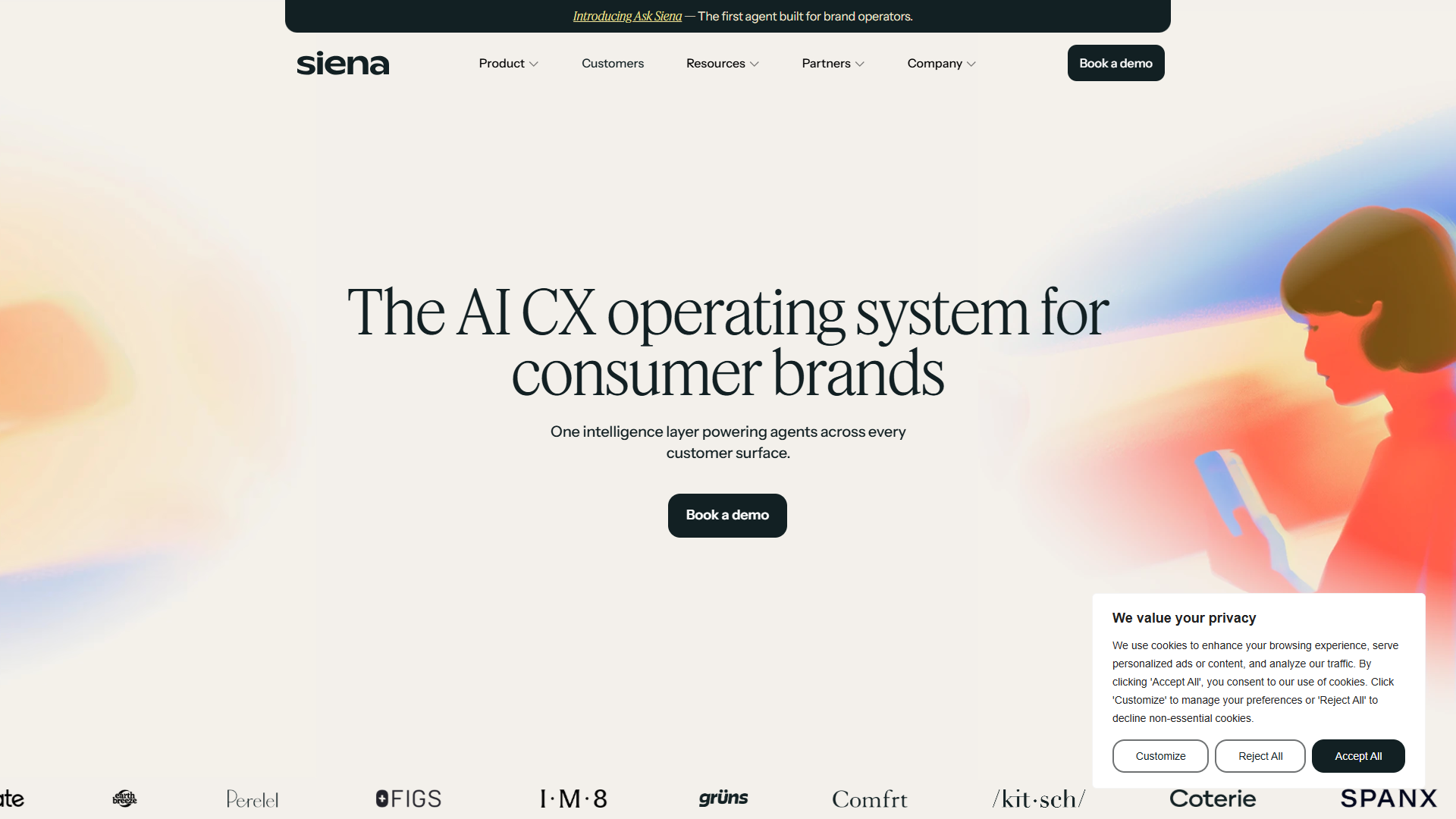 Siena AI product screenshot