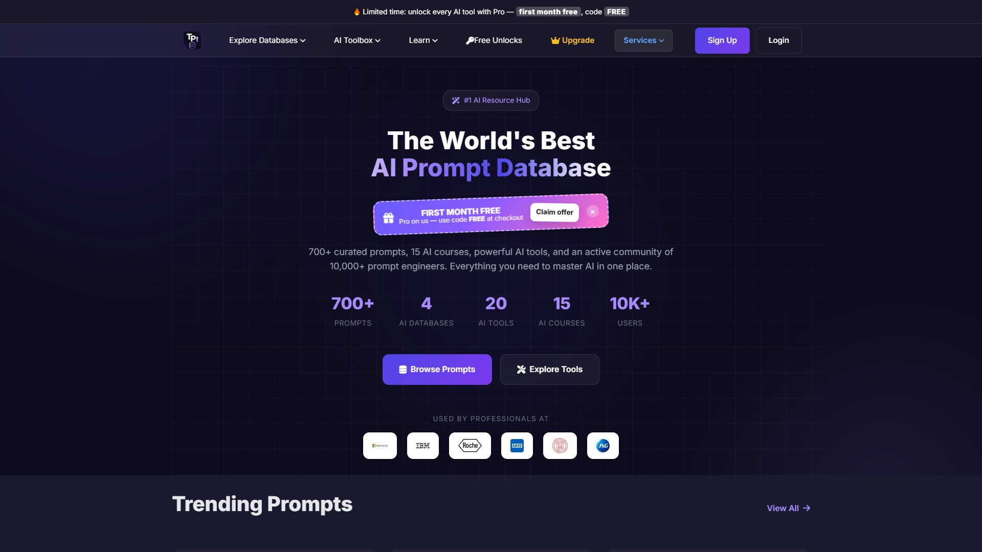 The Prompt Index product screenshot