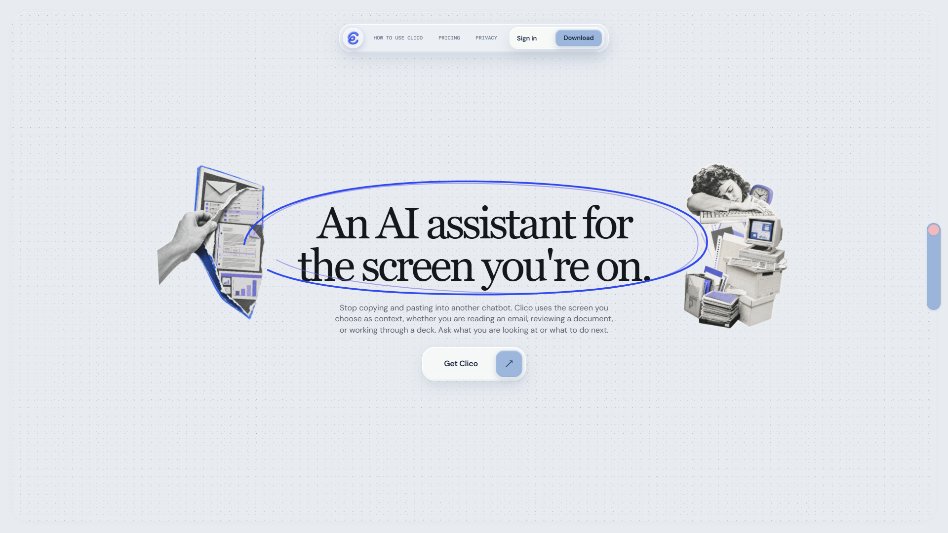 Clico product screenshot