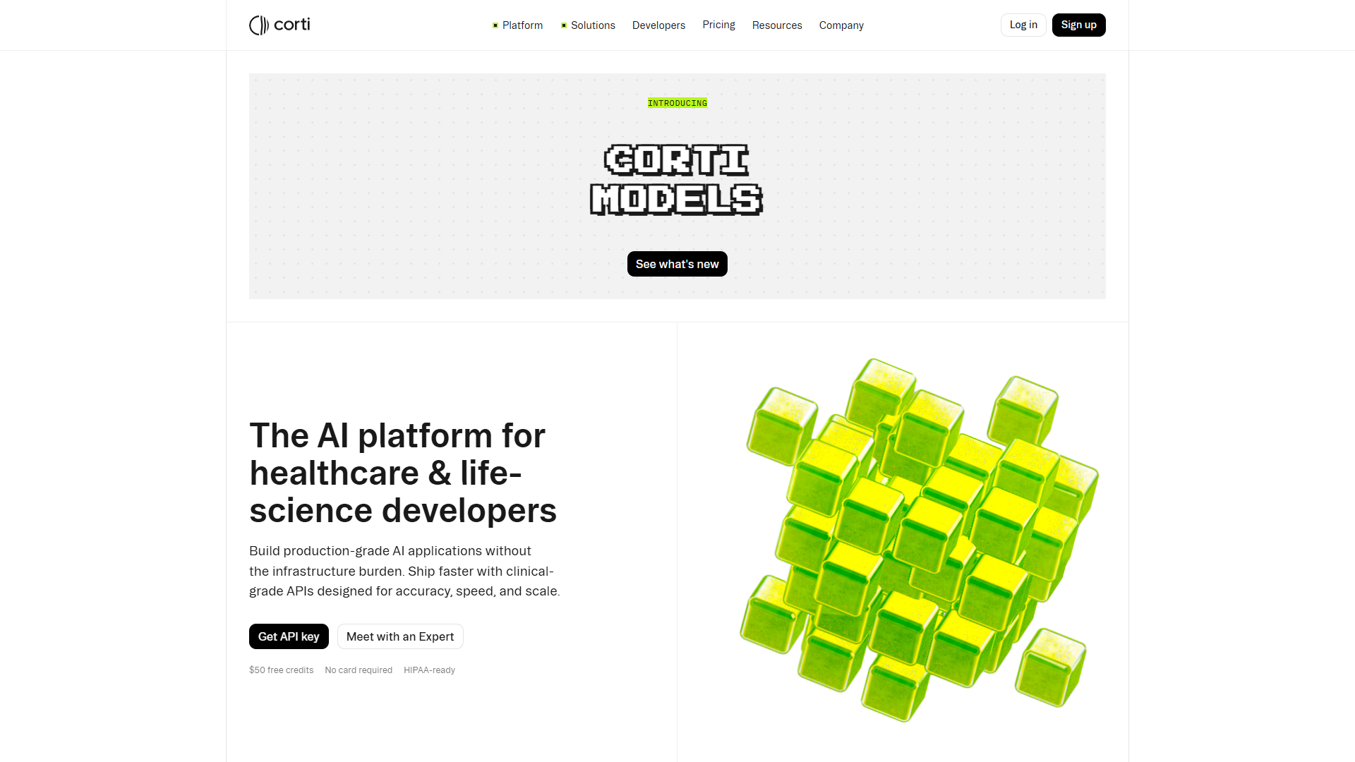 Corti product screenshot