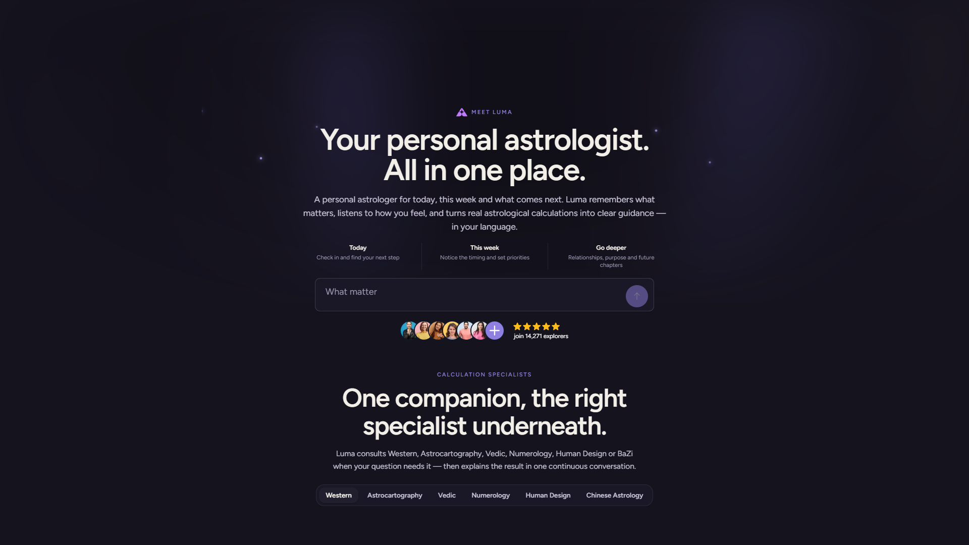 AstroChart product screenshot