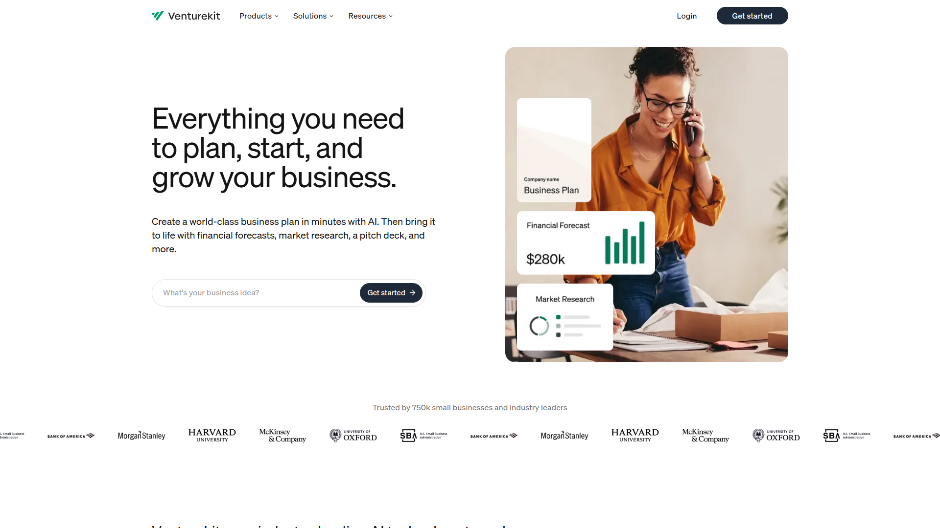 Venturekit product screenshot