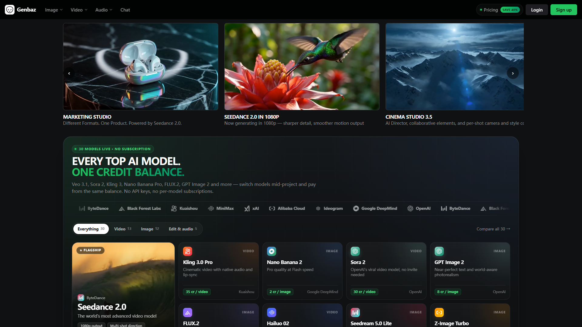 Genbaz product screenshot