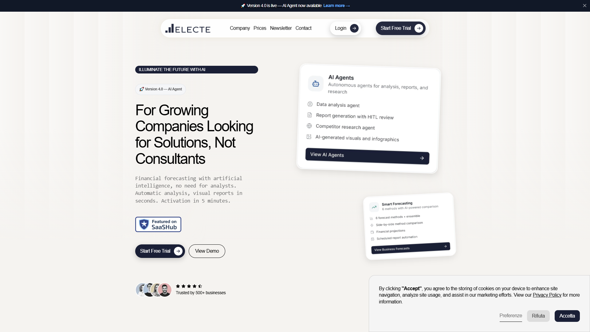 ELECTE product screenshot