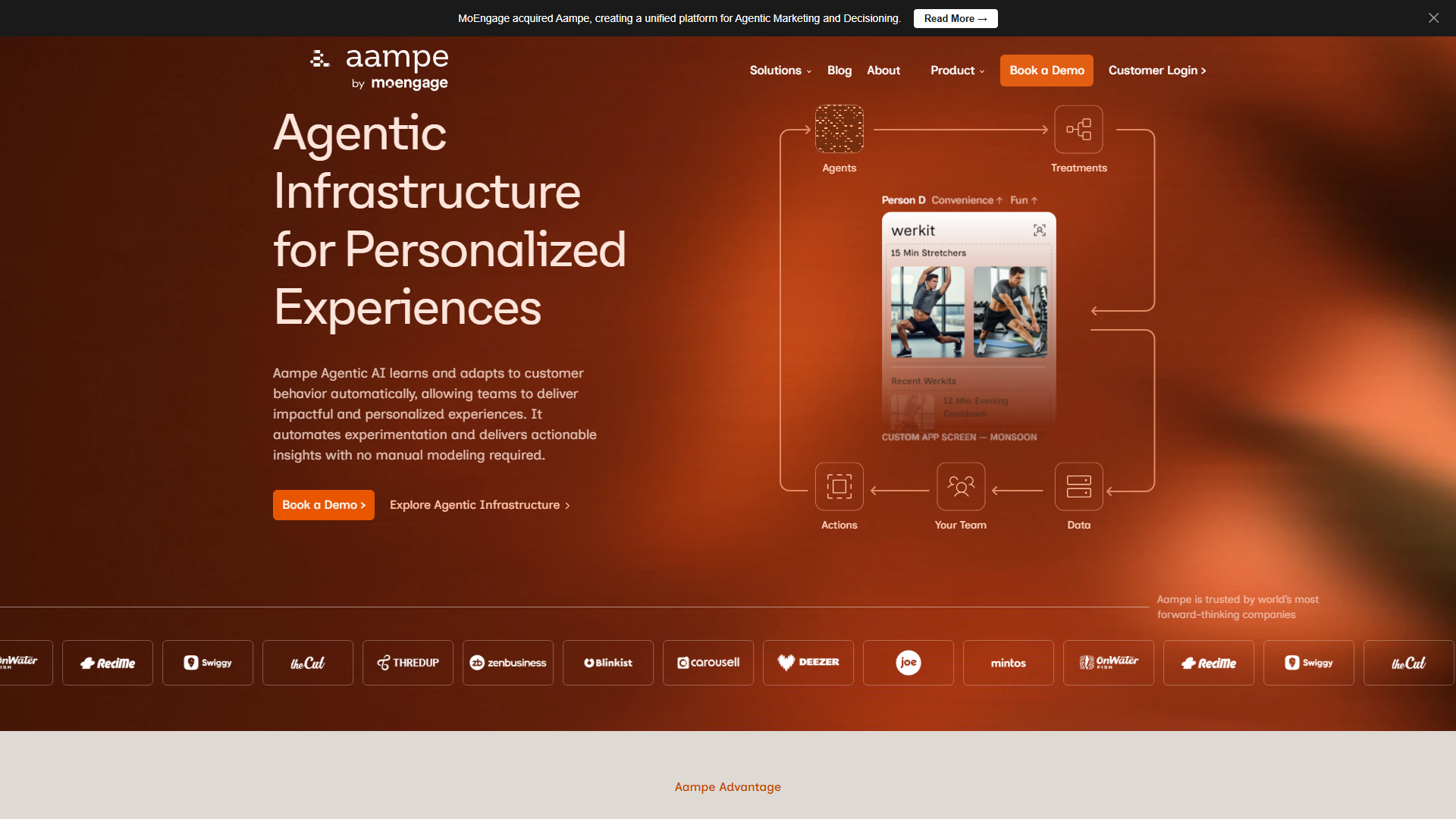Aampe product screenshot