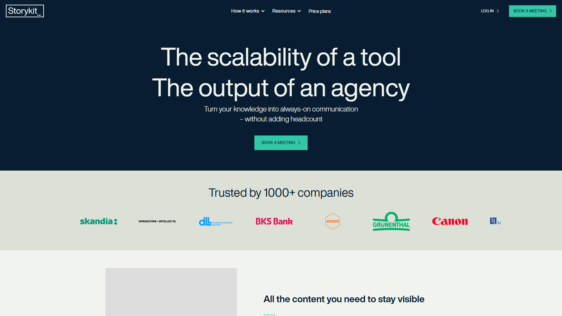 Storykit product screenshot