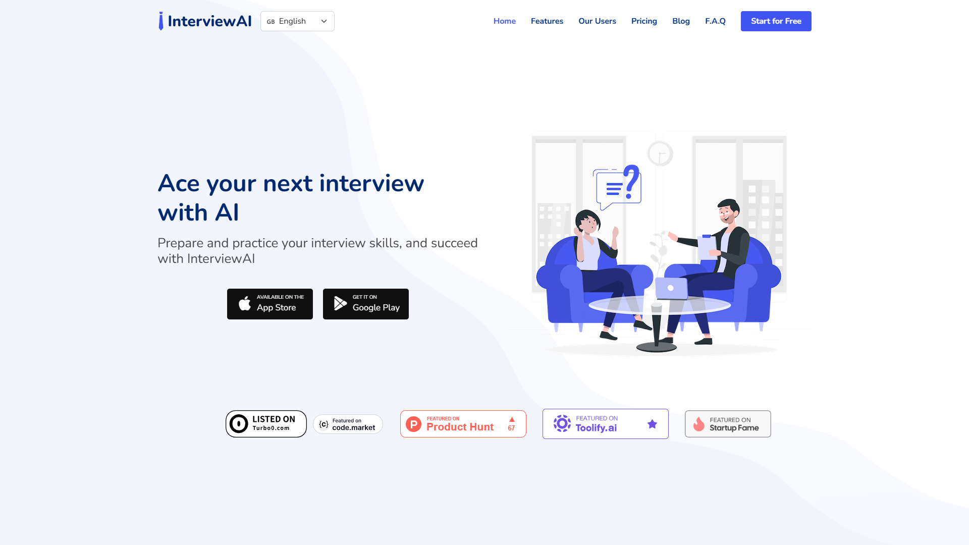InterviewAI product screenshot