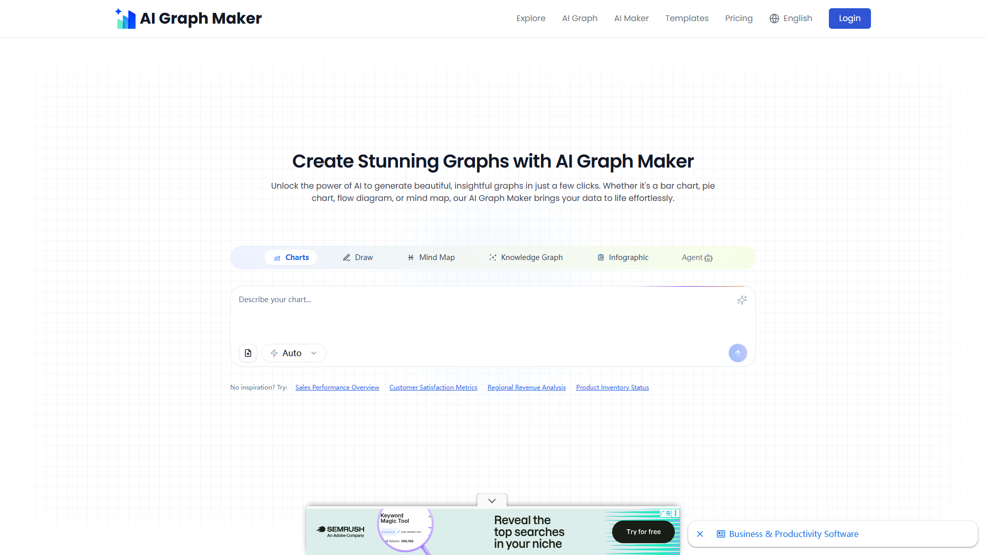 AI Graph Maker product screenshot