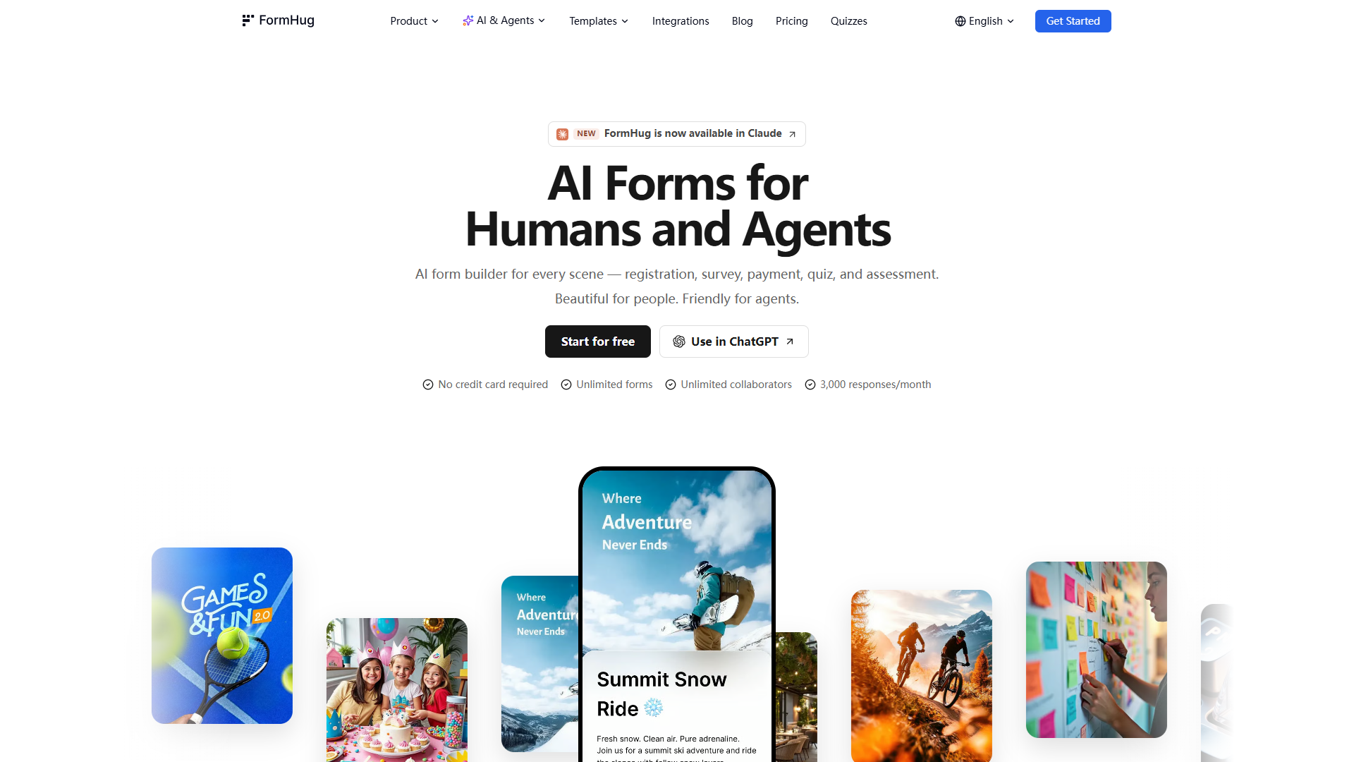 FormHug product screenshot
