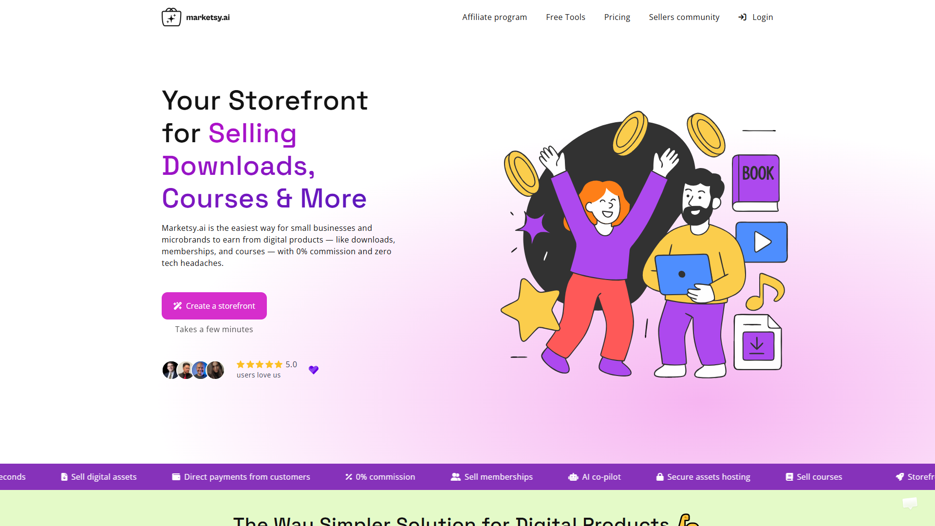 Marketsy product screenshot