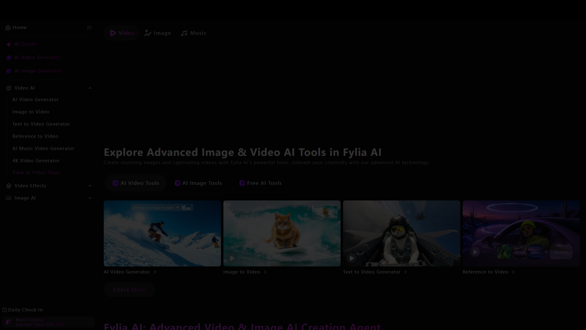 Fylia AI product screenshot