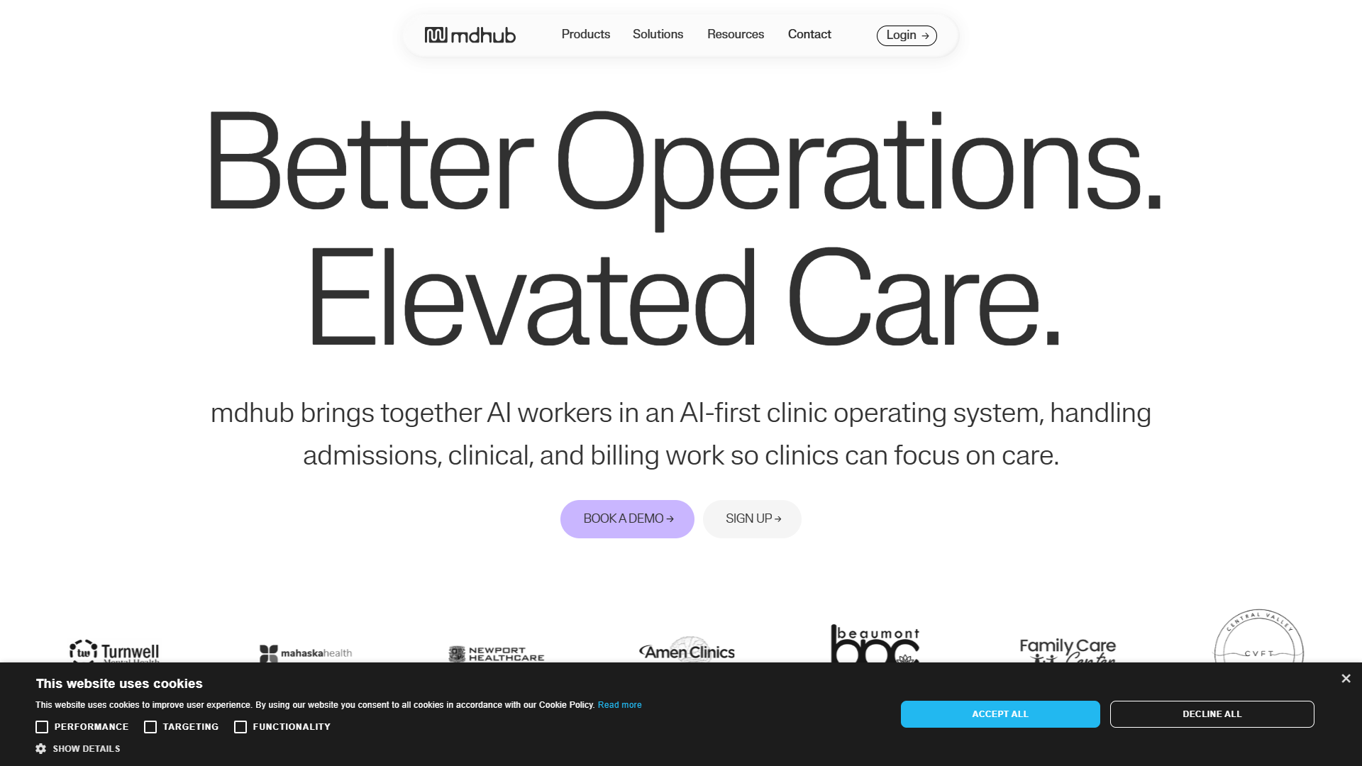 mdhub product screenshot