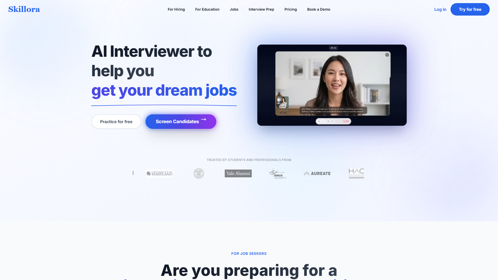 Skillora product screenshot