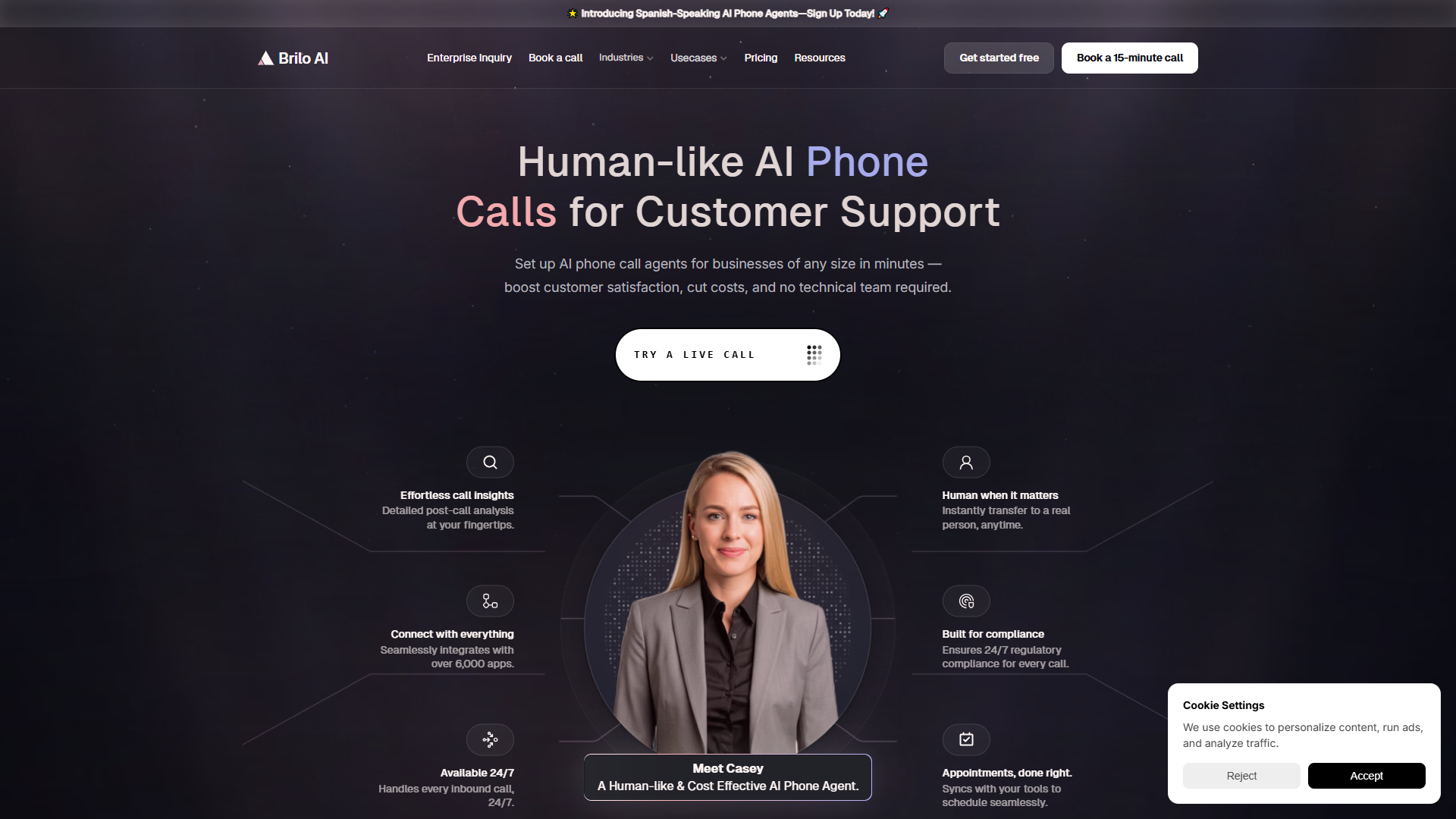 Brilo AI product screenshot