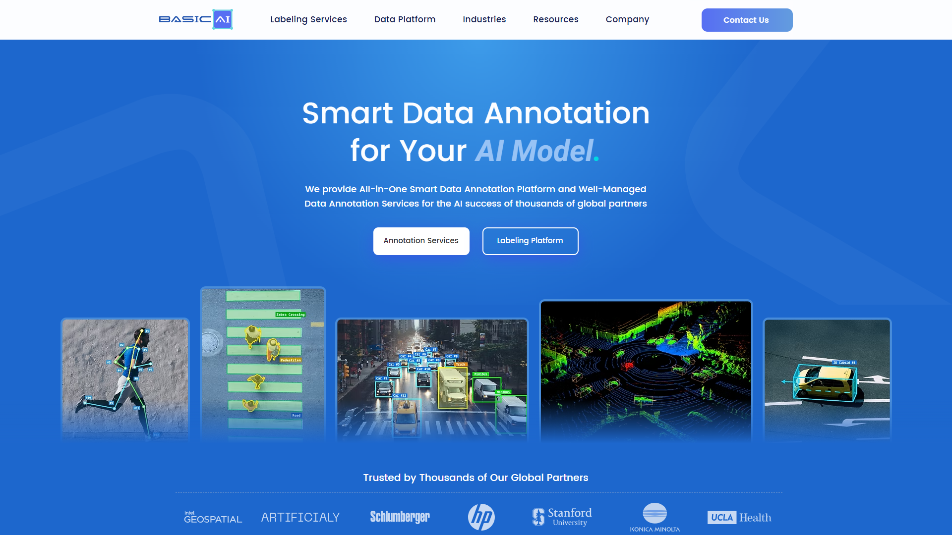 BasicAI product screenshot