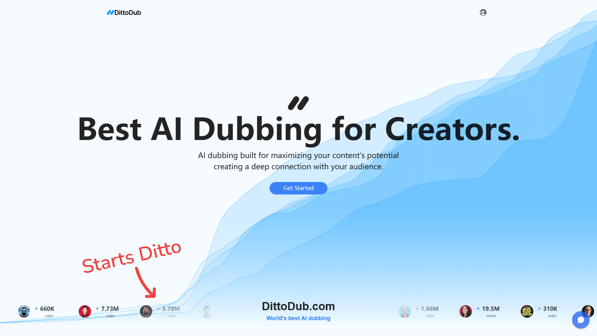 DittoDub product screenshot