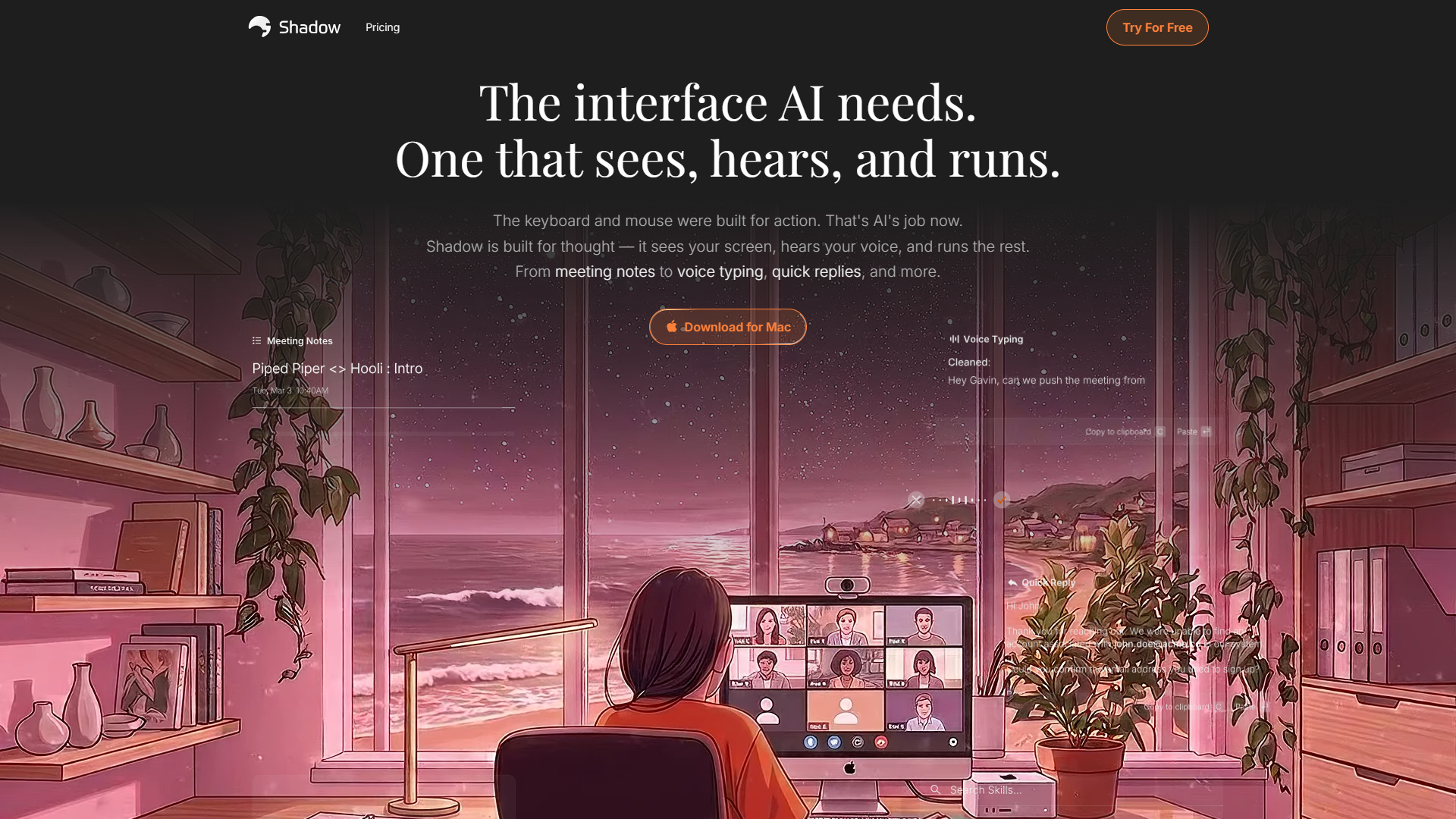 Shadow product screenshot