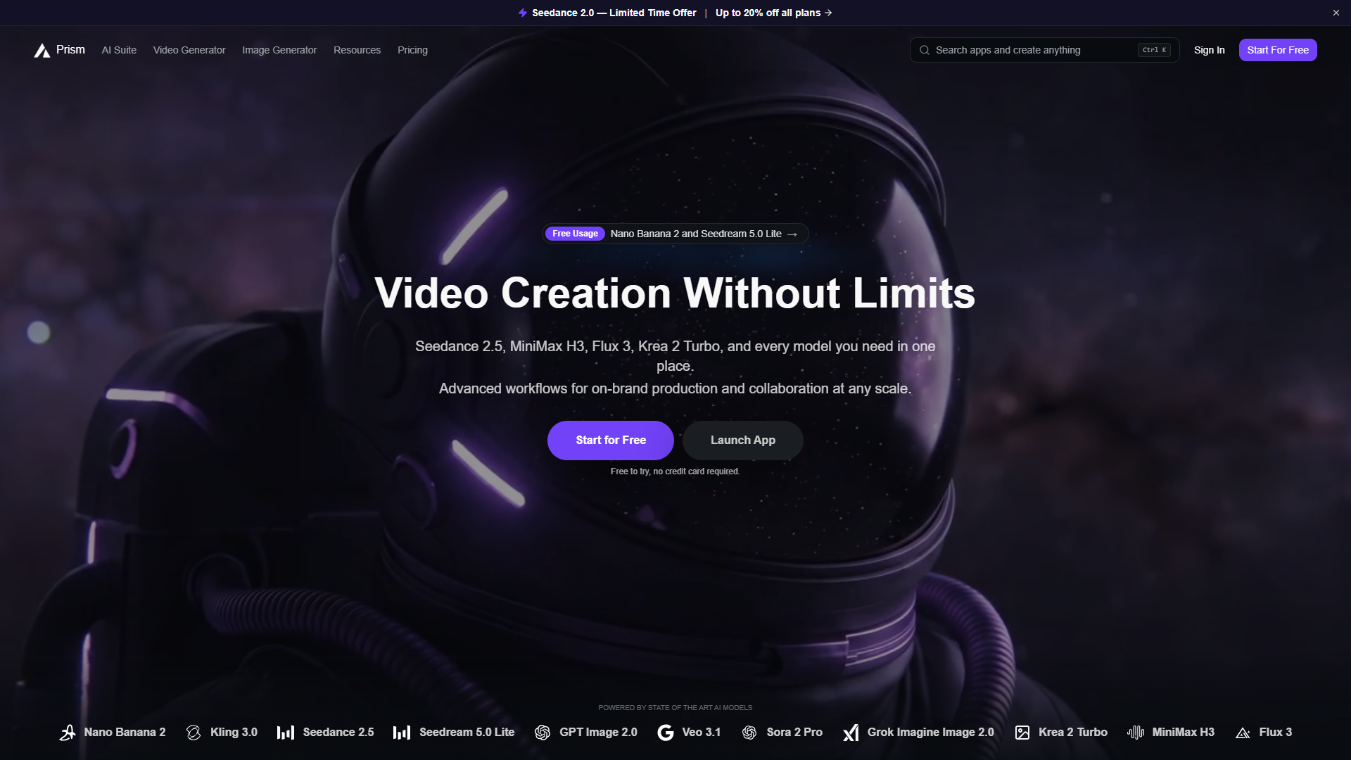 Prism AI Suite product screenshot