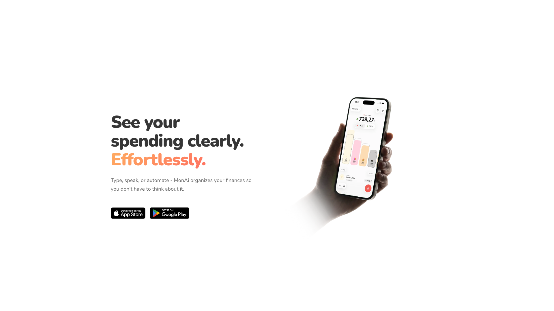 MonAi product screenshot