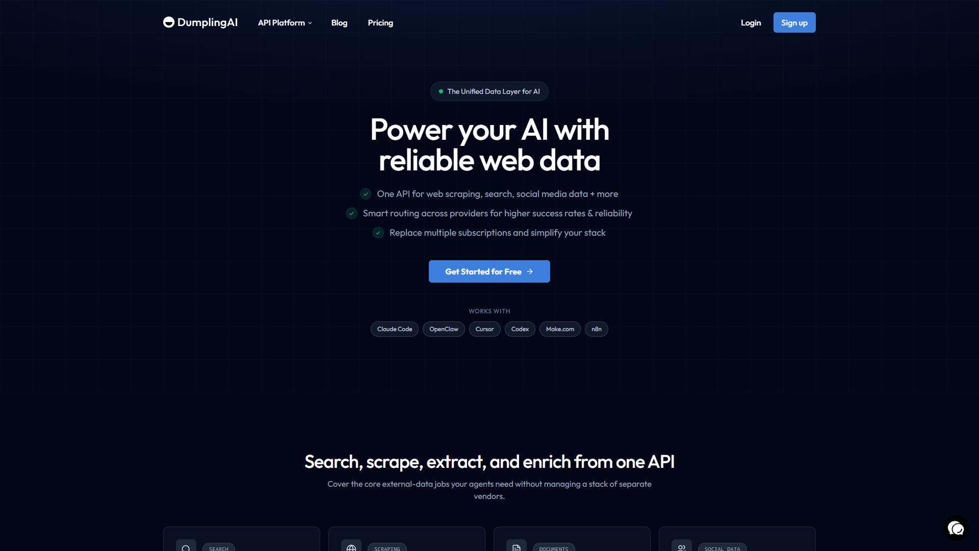 DumplingAI product screenshot
